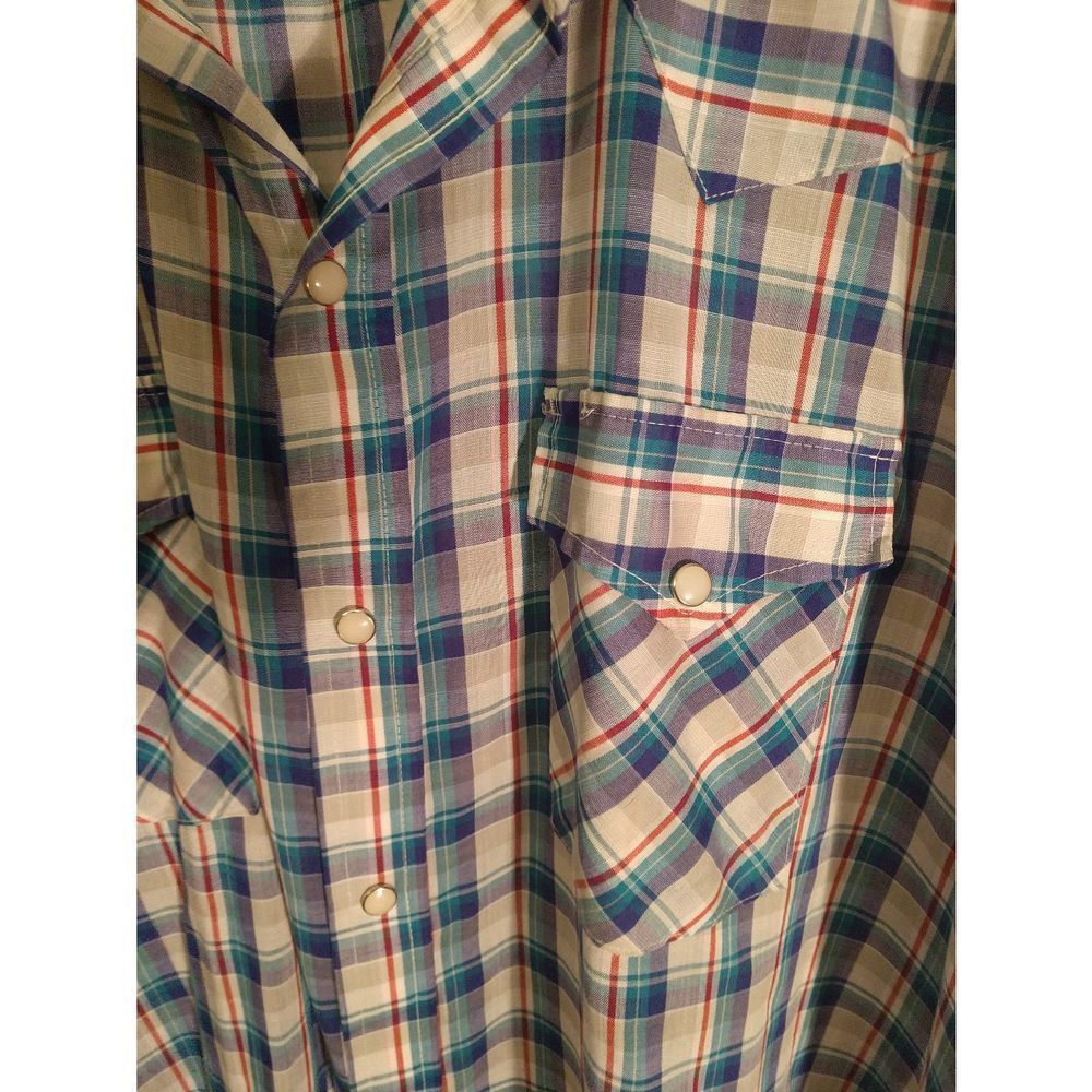 DeeCee Rangers Big Man Button Front Casual‎ Shirt Men's Size XXXXL - Picture 2 of 4